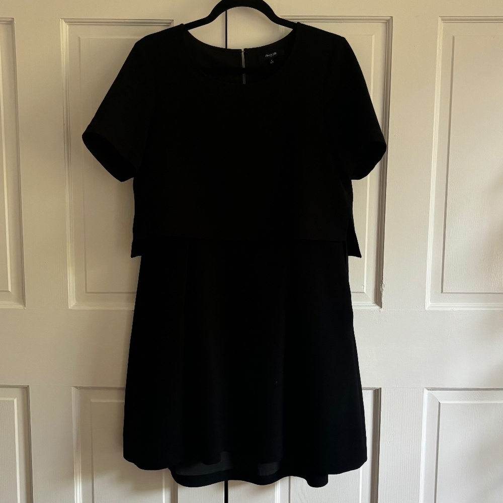 Madewell Crepe Swing Dress, size 6